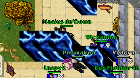 Macius de'Down on screen