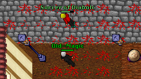 Old-Magic on screen