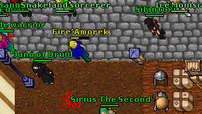 Fire'Amorek on screen
