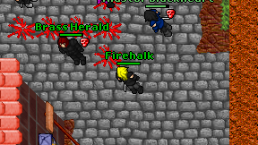 Firehalk on screen