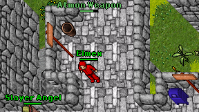 Atmon Weapon on screen