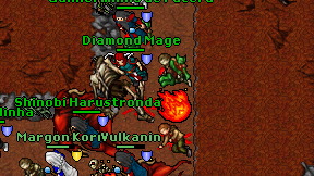 Diamond Mage on screen