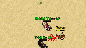 Blade Terror on screen
