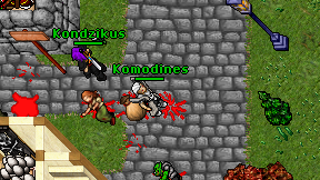 Komodines on screen