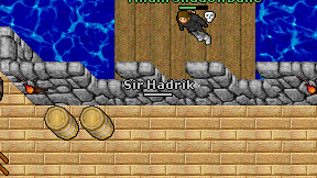 Sir Hadrik on screen