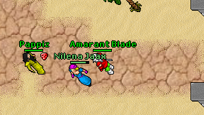 Amarant Blade on screen