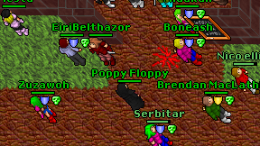 Poppy Floppy on screen