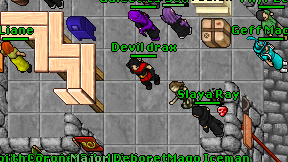 Devil drax on screen