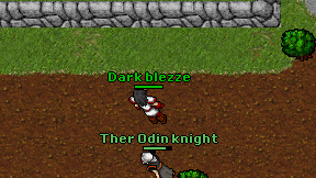 Dark blezze on screen