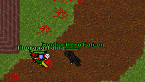 Condor Hero Falcon on screen