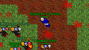 Slyncker Zyron on screen