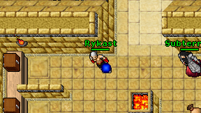 Rykast on screen