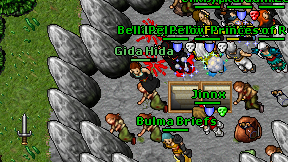 Gida Hida on screen