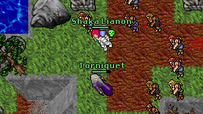 Torniquet on screen