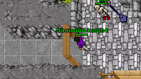 Maximium knight on screen