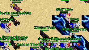 Xibiza'Pall on screen