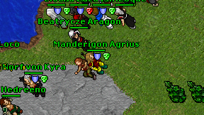 Manderigon Agrius on screen