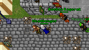 Headbenger on screen