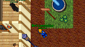 Bri cannons on screen