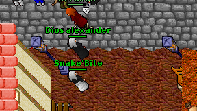 Snake'Bite on screen