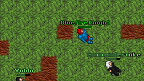 Bluefire Knight on screen