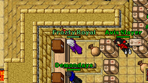 Frozty Royal on screen
