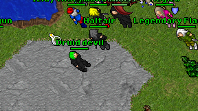 Druid devil on screen