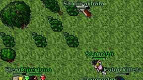 Samurai bala on screen