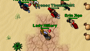 Lady Hillary on screen