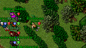 Rhadeox on screen