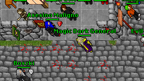 Magic Dark General on screen