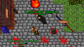 Legend of Sparda on screen
