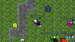 Sir Tyroz on screen
