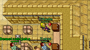 Titade on screen