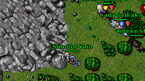 Shadow Vain on screen