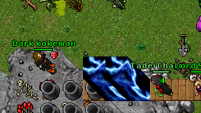 Dark kokeman on screen