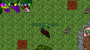 Genial Warior on screen
