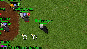 Emissary on screen