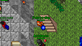 Fanta dig on screen