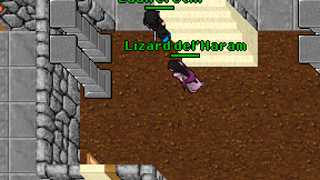 Lizard del'Haram on screen