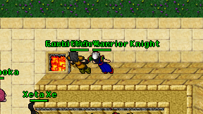 Forbitten Warrior Knight on screen