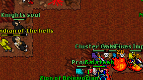 Guardian of the hells on screen