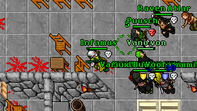 Infamus on screen