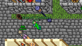 Eye of Thunder on screen