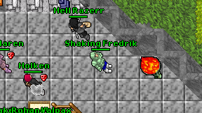 Shaking Fredrik on screen