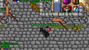 Royal Locust on screen
