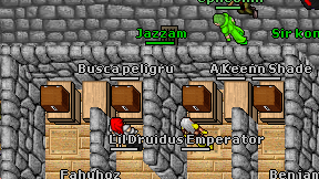 Busca peligru on screen