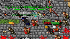 Arqueiro pintudo on screen