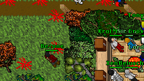 Bezone on screen