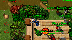 Elder De'mon on screen